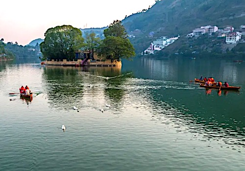 boating and fishing in bhimtal lake