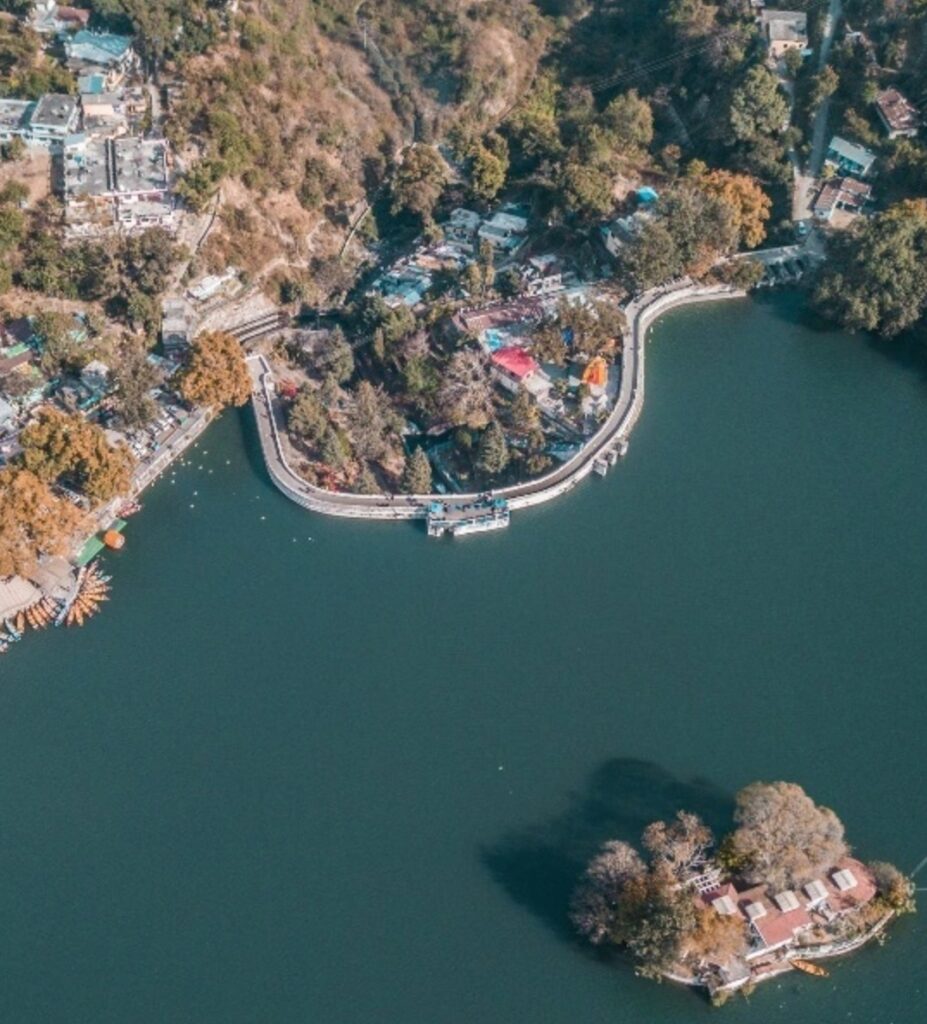 bhimta dam top view